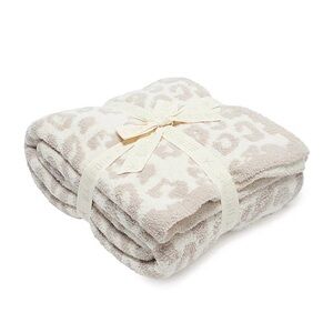 Barefoot Dreams Leopard Print Blanket duo set